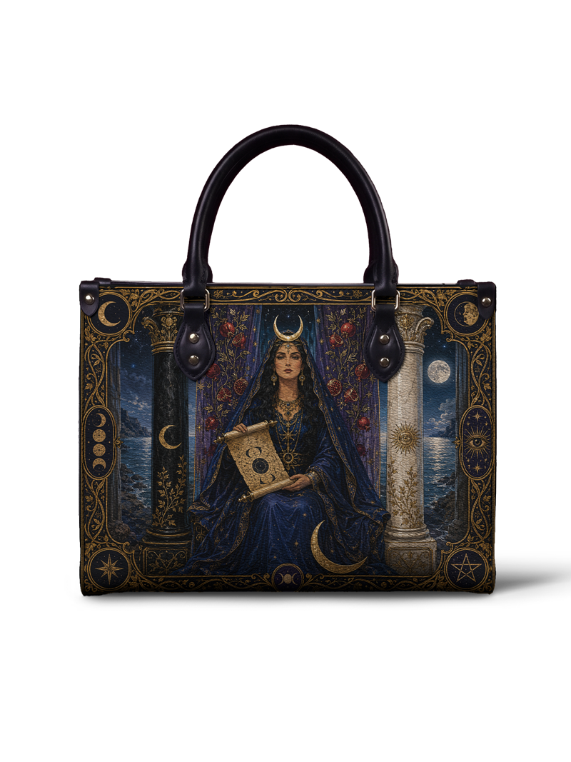 The High Priestess — Arcana Edition Leather Handbag